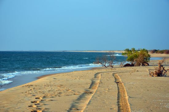 Elements Beach & Nature Resort in Kalpitiya:  Kalpitiya secluded beach
