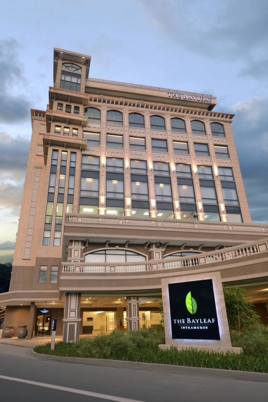 The Bayleaf Intramuros in Manila:  Hotel Facade
