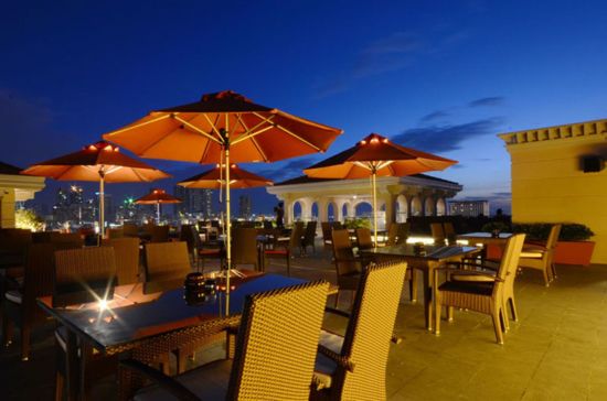 The Bayleaf Intramuros in Manila:  Sky Deck View Bar