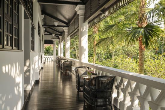 Raffles Singapore in Singapur:  Palm Court Suite | Verandah