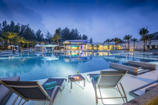 The Waters Khao Lak by Katathani:  Night Time