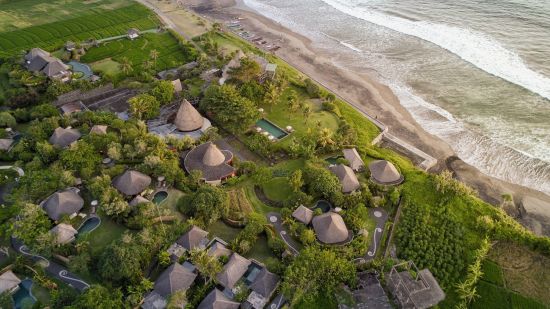 WakaGangga à Sud de Bali:  Aerial view
