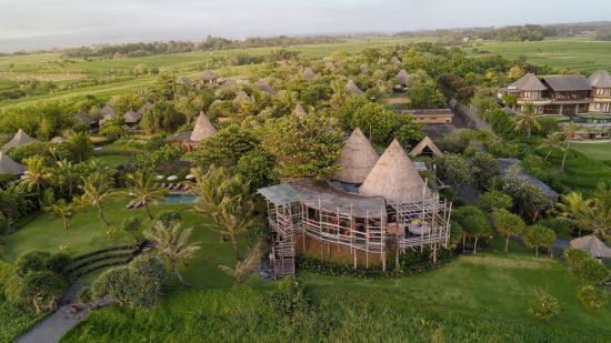 WakaGangga à Sud de Bali:  Aerial view