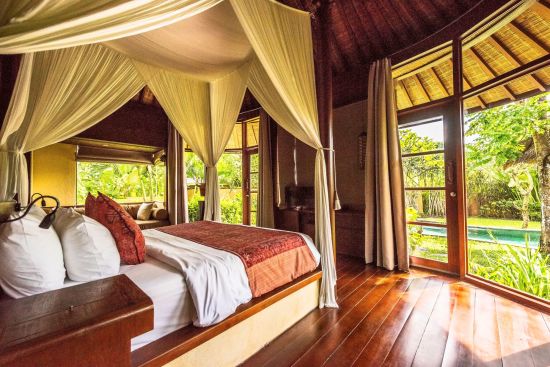 WakaGangga à Sud de Bali:  Pool Villa Gardenview | Bedroom