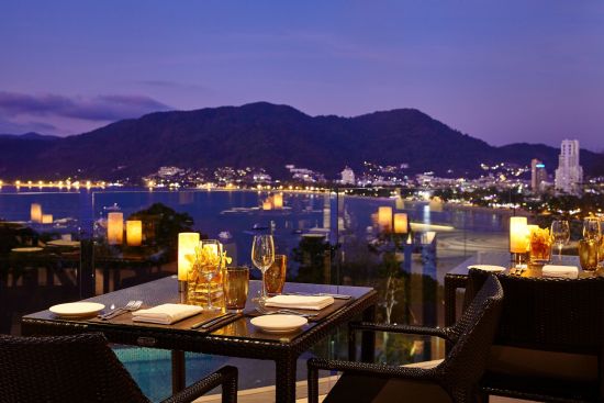 Amari Phuket:  The Clubhouse dining at night