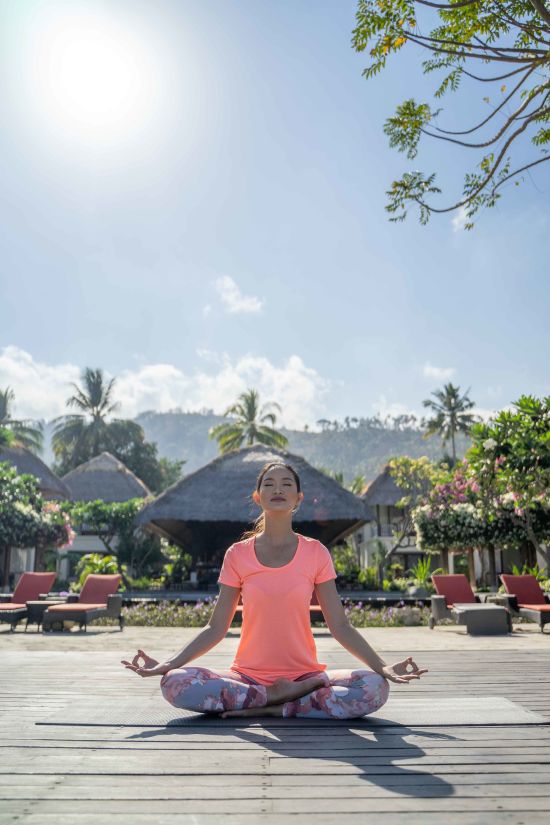 Sudamala Resort, Senggigi, Lombok:  Zen Meditation
