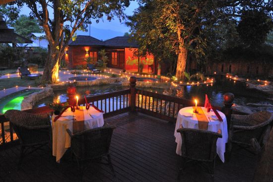 Pristine Lotus Resort à Lac Inle:  Lotus Villa Bar Terrace