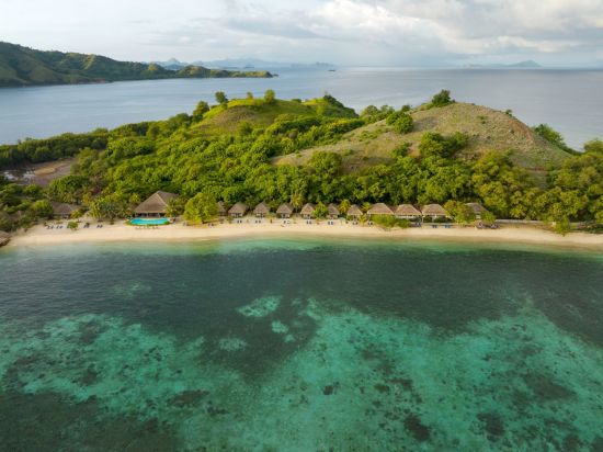 Sudamala Resort Seraya in Labuan Bajo:  Aerial view