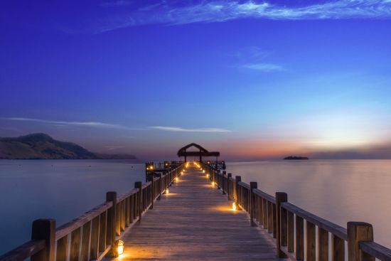 Sudamala Resort Seraya à Labuan Bajo:  Boat jetty