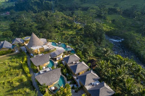 Wapa di Ume Sidemen in Ostbali:  Aerial view