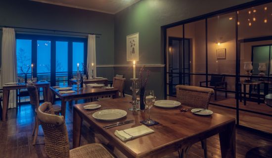 Goatfell in Nuwara Eliya:  Dining Indoor