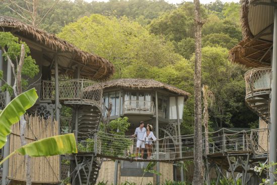 Tree House Villas Koh Yao in Ko Yao:  Hanging Bridge