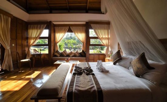 Popa Garden Resort à Bagan:  Villa Terrace | Bedroom