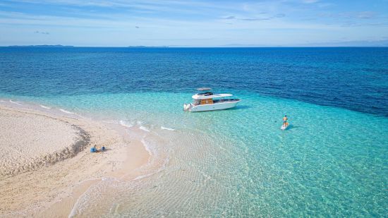 Nay Palad Hideaway in Siargao:  SUP around Naked Island