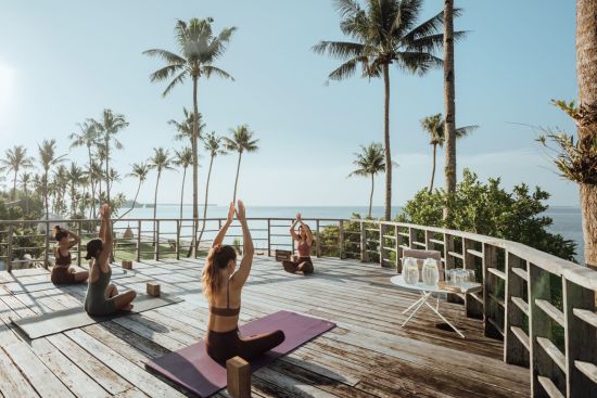 Nay Palad Hideaway in Siargao:  Yoga on the Tree House