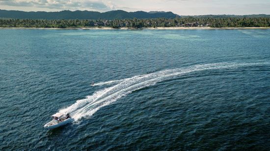 Nay Palad Hideaway in Siargao:  Waterskiing