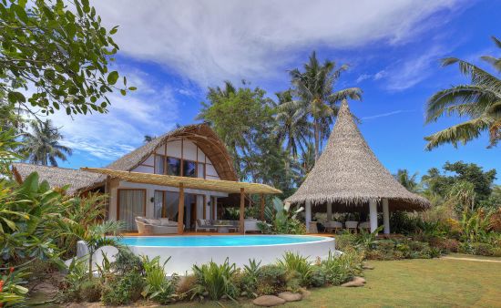 Nay Palad Hideaway in Siargao:  Coral Villa | Front View