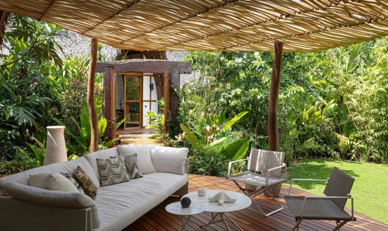 Nay Palad Hideaway in Siargao:  Garden View Villa | Connecting Decks