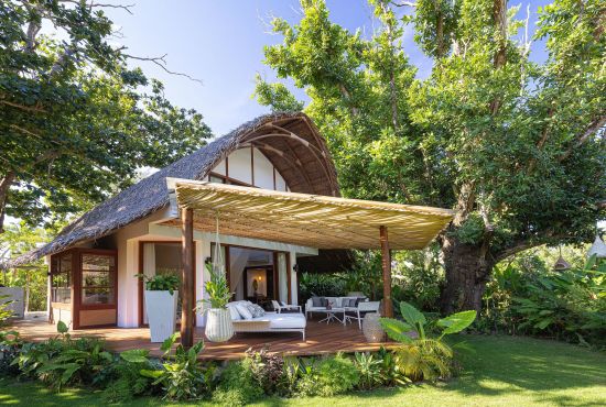 Nay Palad Hideaway in Siargao:  Garden View Villa | Front View