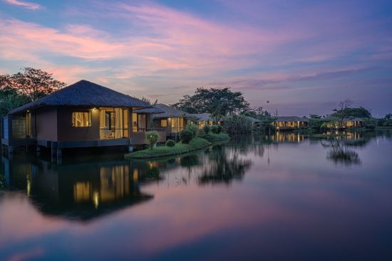 Water Garden Sigiriya:  Water and Villas