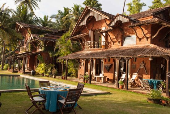 Ahilya by the Sea in Goa:  Pool and Garden