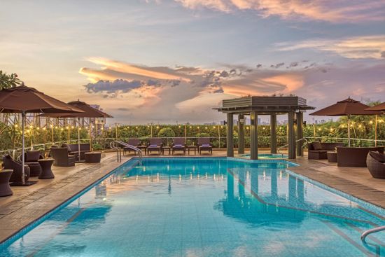 Belmont in Manila:  16 Rooftop 11 Pool & Bar at Day