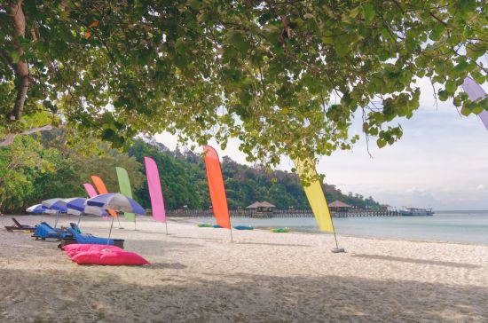 Bungaraya Island Resort à Kota Kinabalu:  Beach