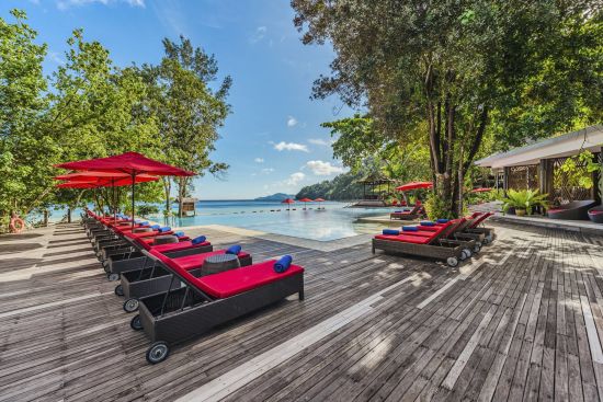 Bungaraya Island Resort à Kota Kinabalu:  Swimmingpool