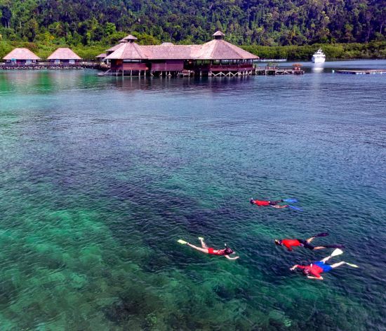 Gayana Marine Resort à Kota Kinabalu:  Snorkeling