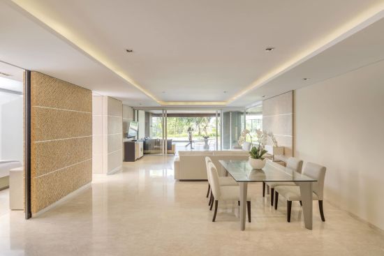 COMO Uma Canggu in Südbali:  1-Bedroom Lagoon Pool Residence | Living Area