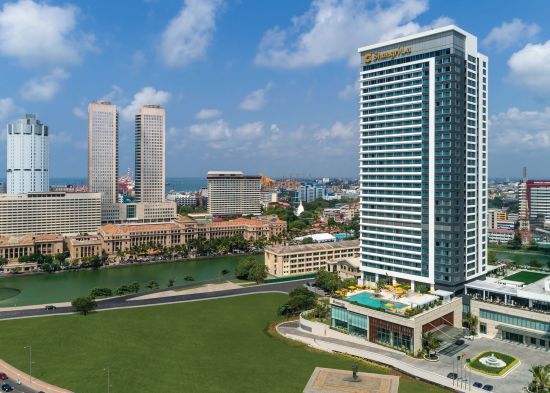 Shangri-La Colombo:  Aerial Facade