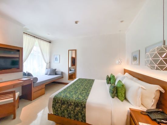 Candi Beach Resort & Spa in Ostbali:  Deluxe Ocean Bungalow