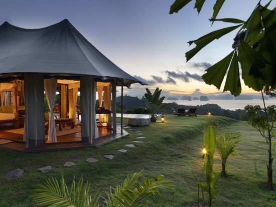 9 Hornbills Tented Camp à Ko Yao:  Tented Pool Villa