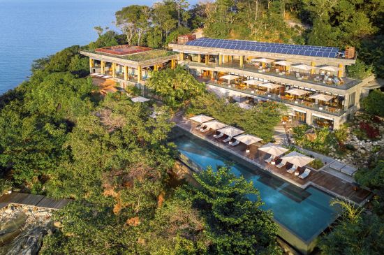 Six Senses Krabey Island à Koh Krabey:  Aerial view of the Khmer House