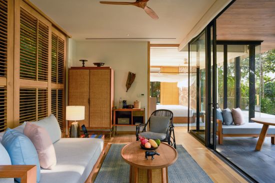 Six Senses Krabey Island à Koh Krabey:  Ocean Pool Villa Suite | Living Room