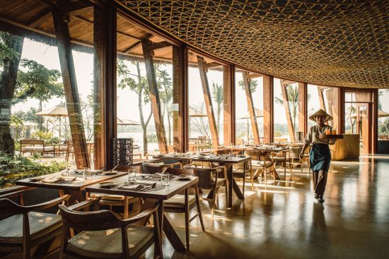 Namia River Retreat in Hoi An:  The Fisherman restaurant