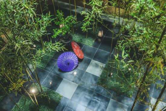 Dhawa Yura Kyoto:  Inner courtyard