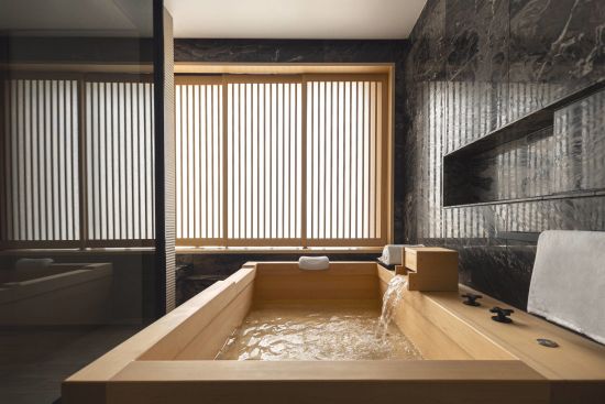 Dusit Thani Kyoto:  Imperial Suite Hinoki bath