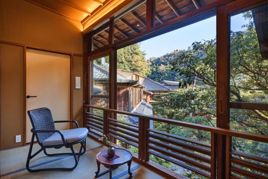 Nishimuraya Honkan à Kinosaki Onsen:  Western & Japanese | terrace
