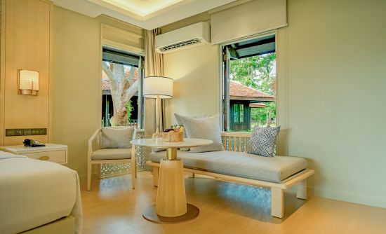 Pelangi Beach Resort & Spa in Langkawi:  Lakefront Room | Daybed