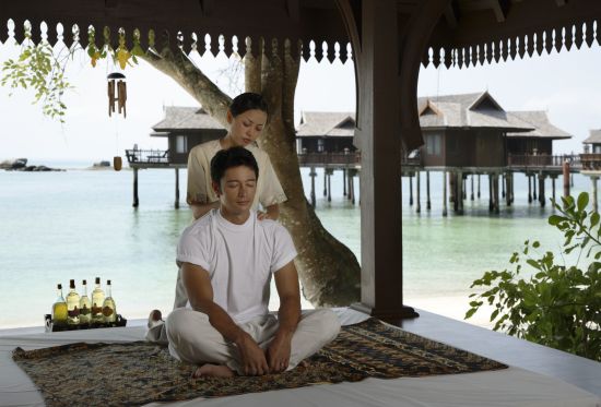 Pangkor Laut Resort:  Thai Massage at the Spa Hut