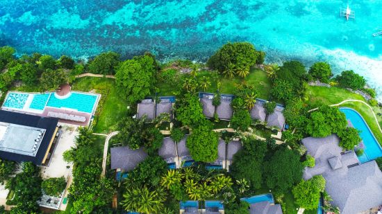 Amorita Resort in Bohol:  Amorita from the Air