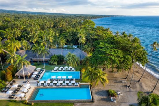Atmosphere Resort in Negros: New extension and coastlineNew pool a