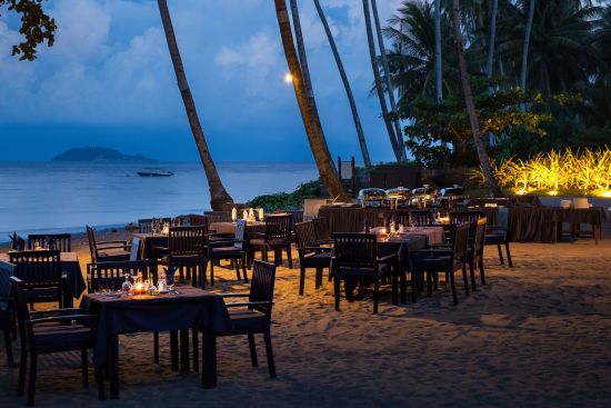 Atmosphere Resort in Negros:  Beach barbecue