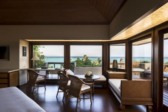 Amanpulo à Palawan:  Deluxe Hillside Casita | Bedroom 