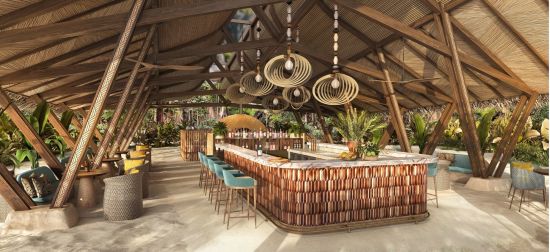 El Nido Resorts Lagen Island à Palawan:  beach: f&b: Sunset Bar