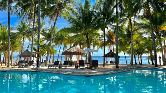 Coco Grove Beach Resort in Siquijor:  Olympic Size Pool
