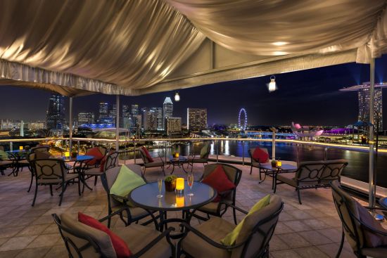 The Fullerton in Singapur:  The Lighthouse Rooftop Bar