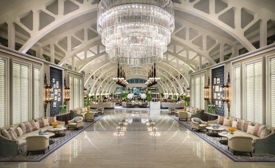 The Fullerton Bay in Singapur:  Arrival Area