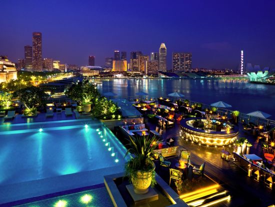 The Fullerton Bay in Singapur:  Lantern